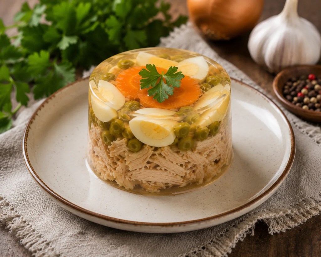 Healthy Chicken Aspic