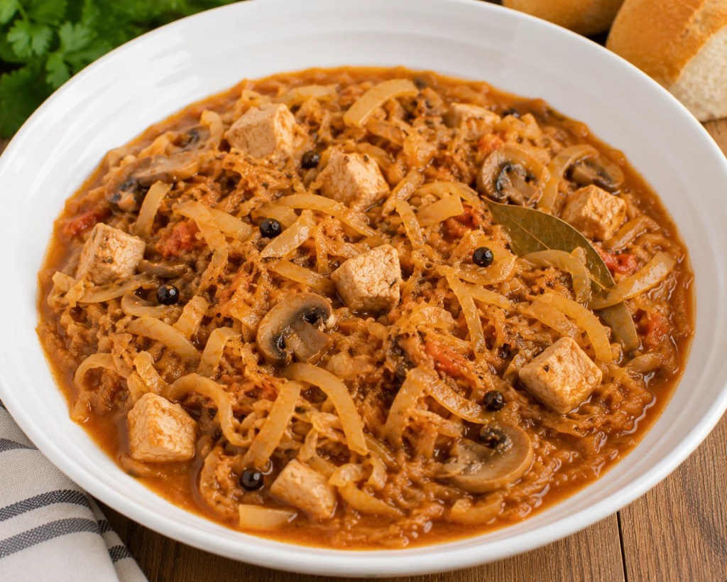Low-Calorie Bigos (Polish Hunter’s&nbsp;Stew)