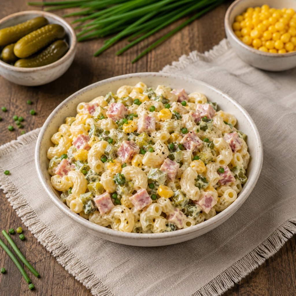 Creamy Ham Pasta&nbsp;Salad
