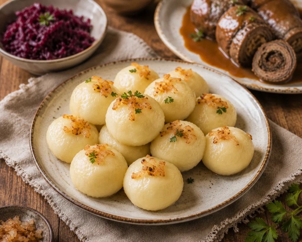 Traditional Silesian Potato Dumplings (Kluski&nbsp;Śląskie)