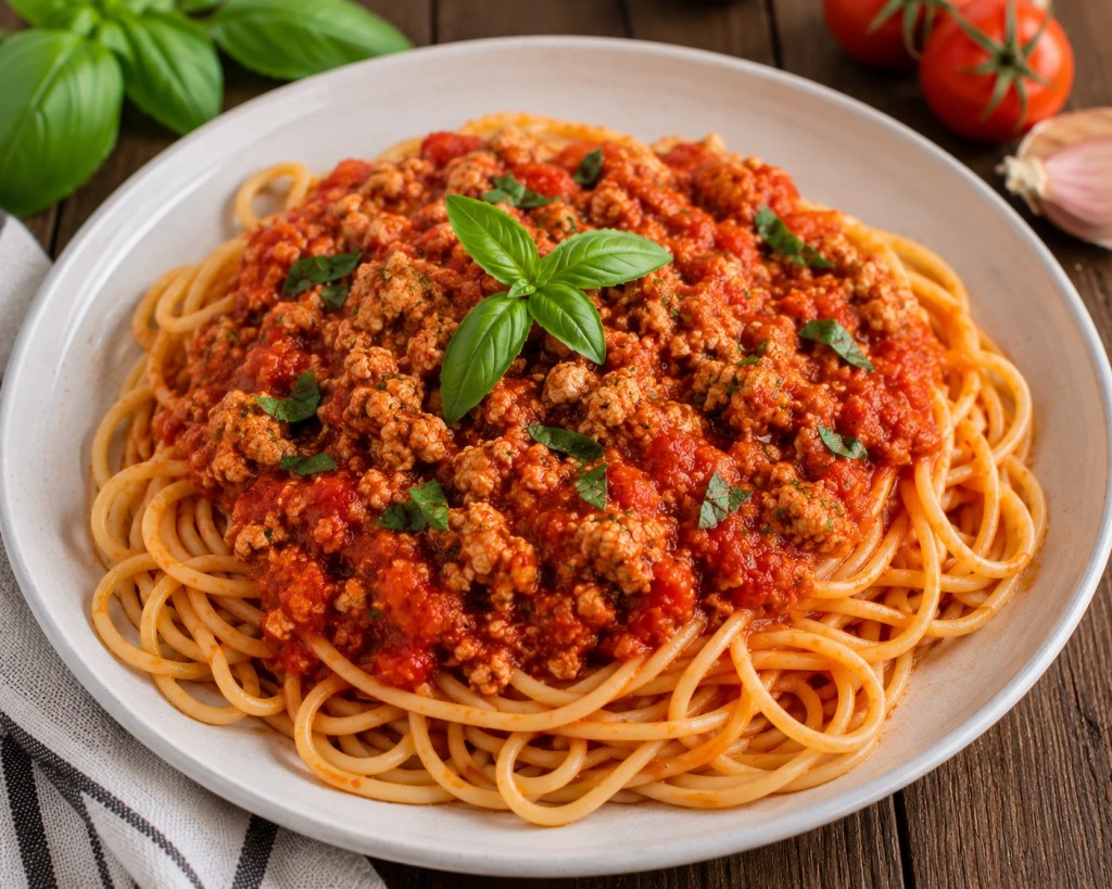 Easy Chicken Pasta with Tomato&nbsp;Sauce