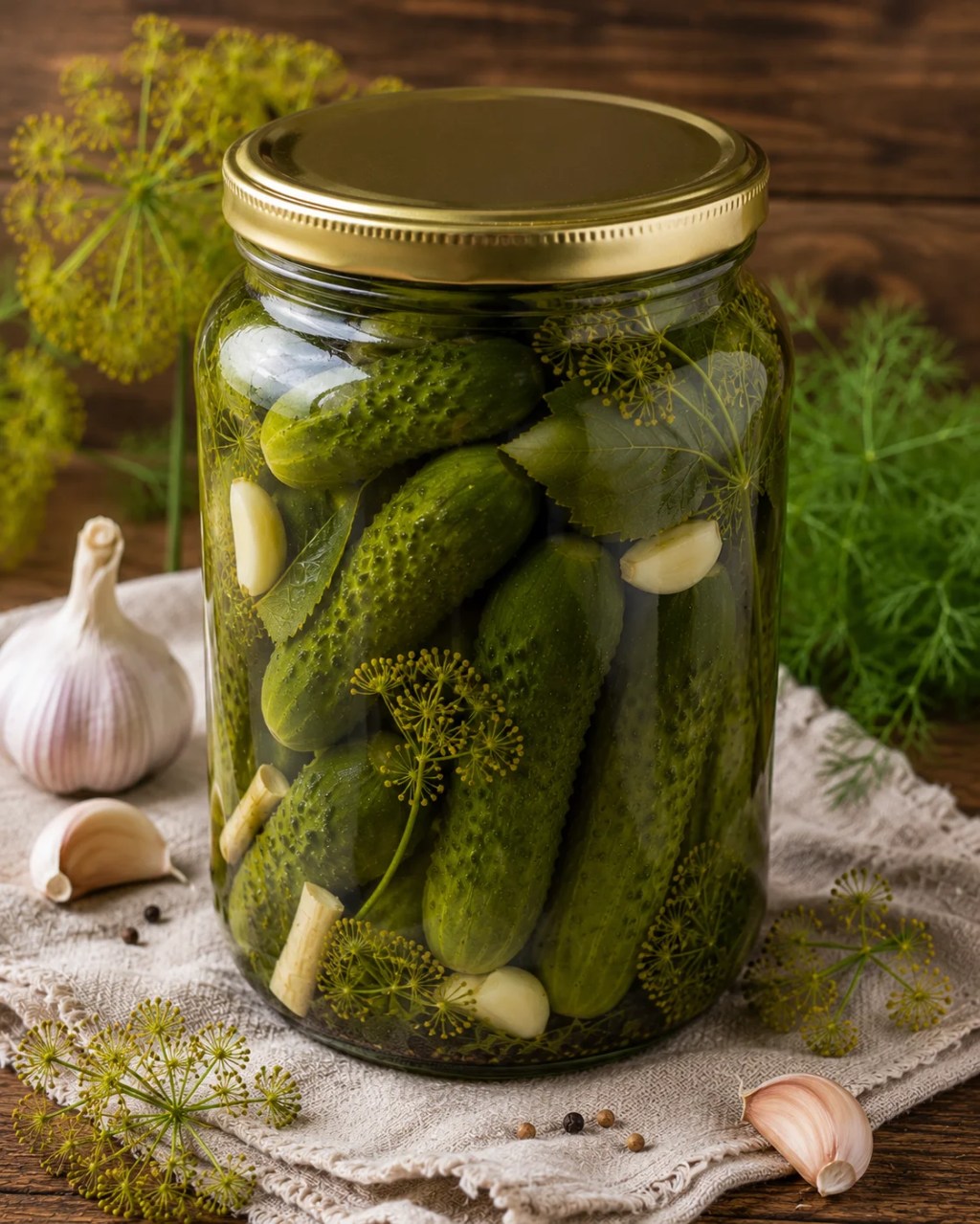 Homemade Polish Half-Sour&nbsp;Pickles
