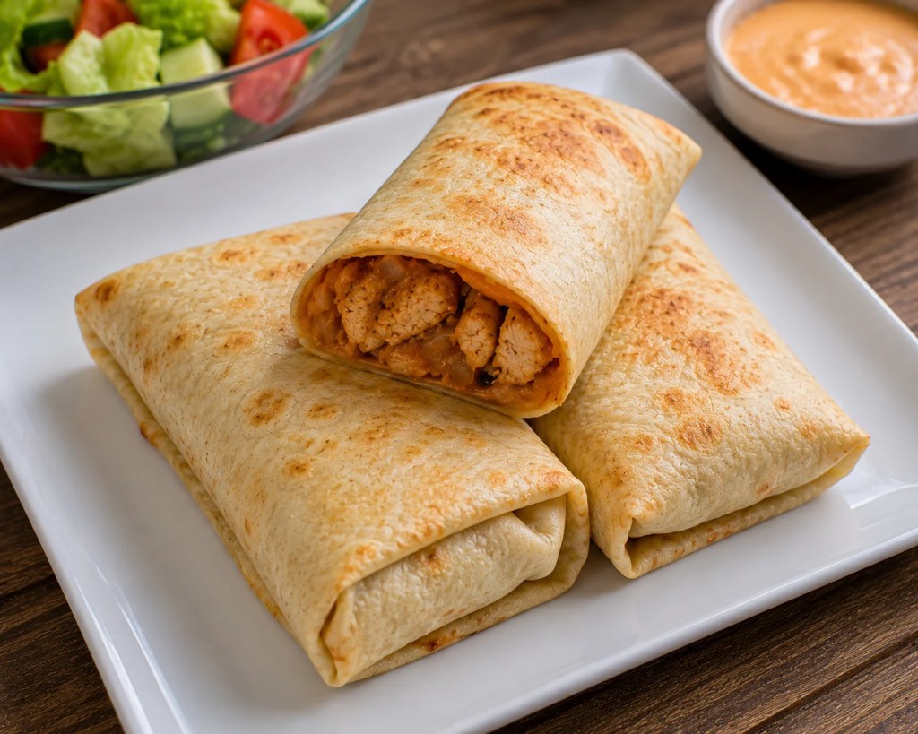 Crispy Baked Chicken&nbsp;Wraps