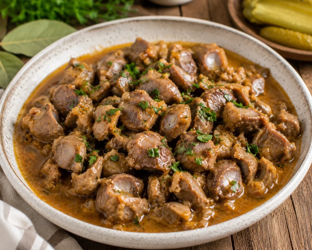 Tender Chicken Gizzards